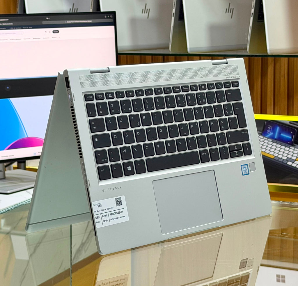 💻 HP EliteBook x360 830 G6 – Intel Core i7 – 8 Go RAM – SSD 256 Go – Écran tactile