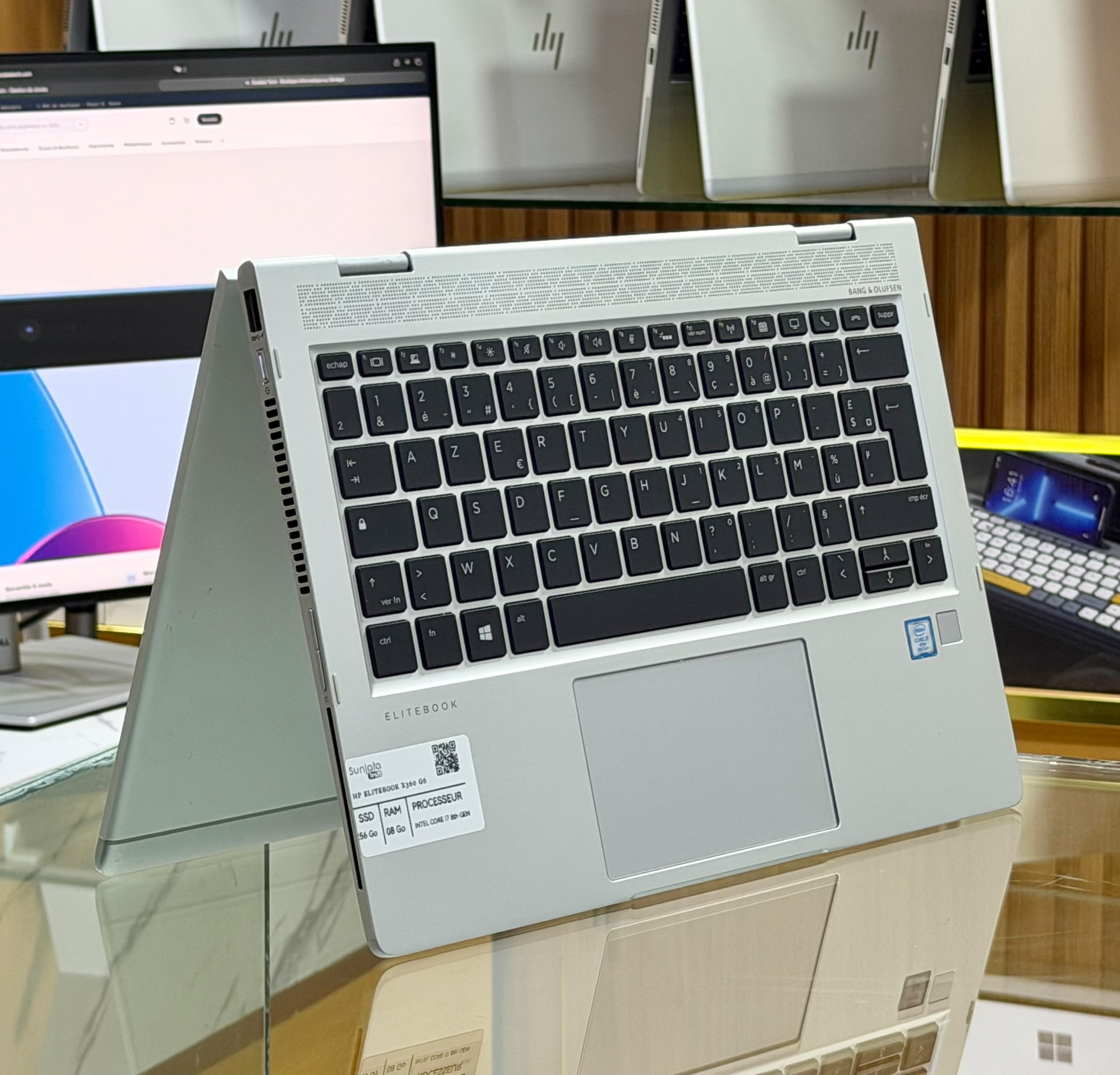 💻 HP EliteBook x360 830 G6 – Intel Core i7 – 8 Go RAM – SSD 256 Go – Écran tactile